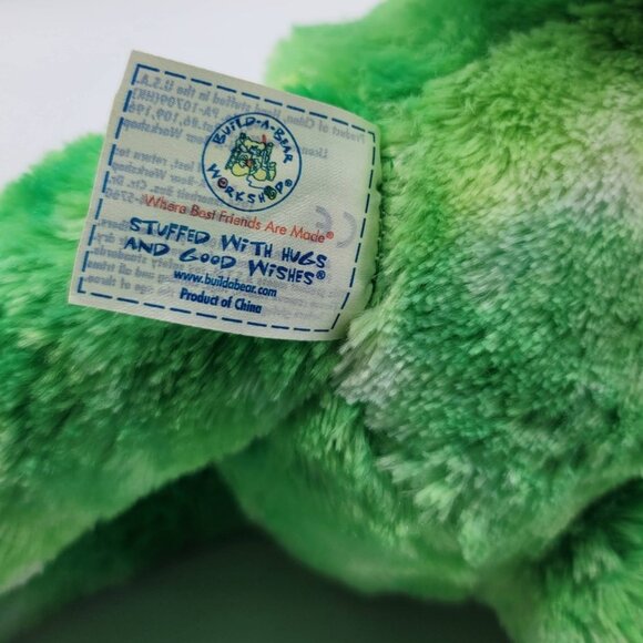Build a Bear Triceratops Dinosaur Plush Green 19" Dino Cuddly Stuffed Animal - Picture 8 of 9